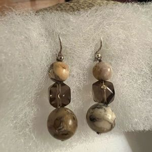 Barse Sterling Silver semi precious earrings